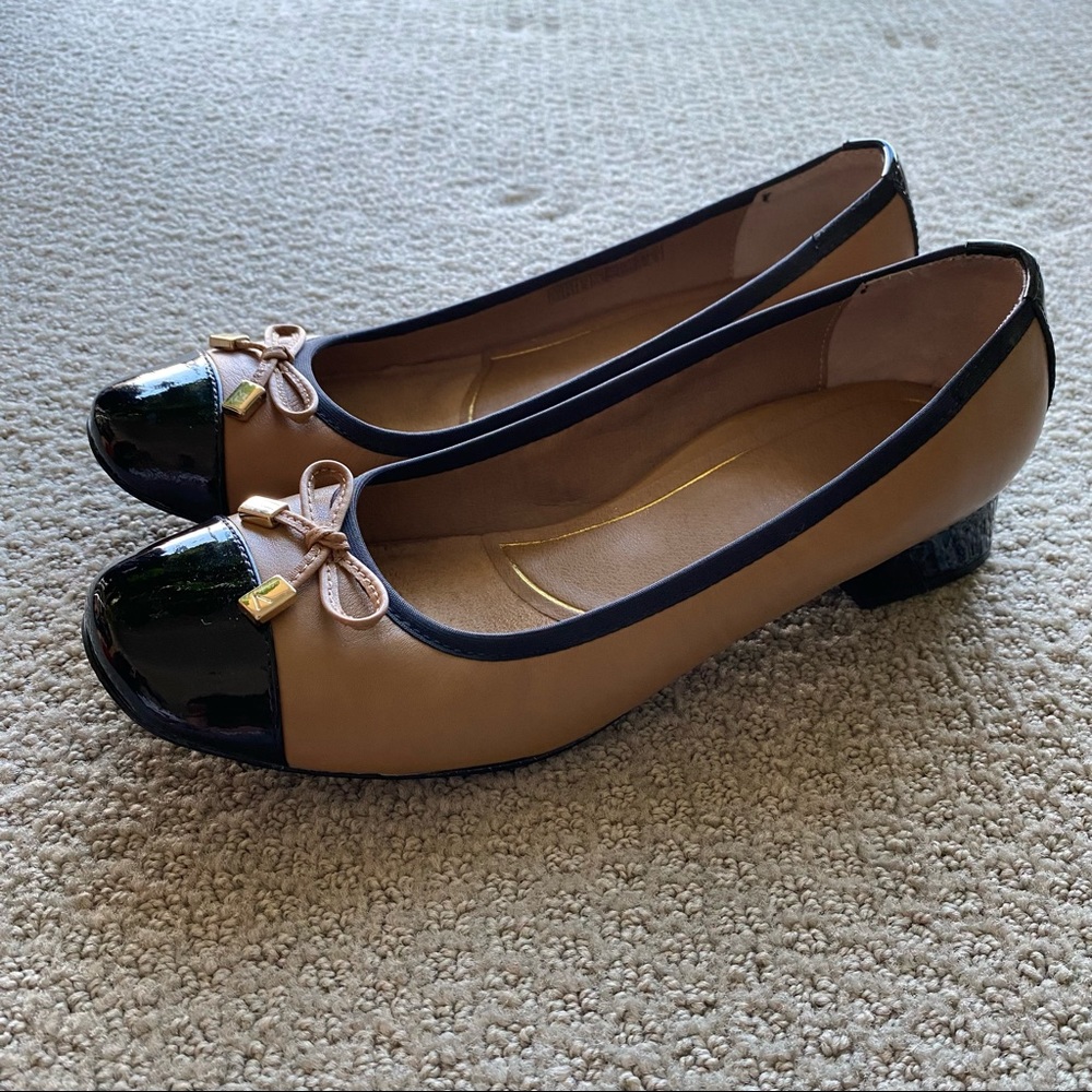 Captoe ballet flats
